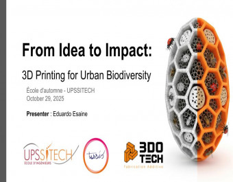 Formation Impression 3D UPSSITECH automne 2025 - Toulouse